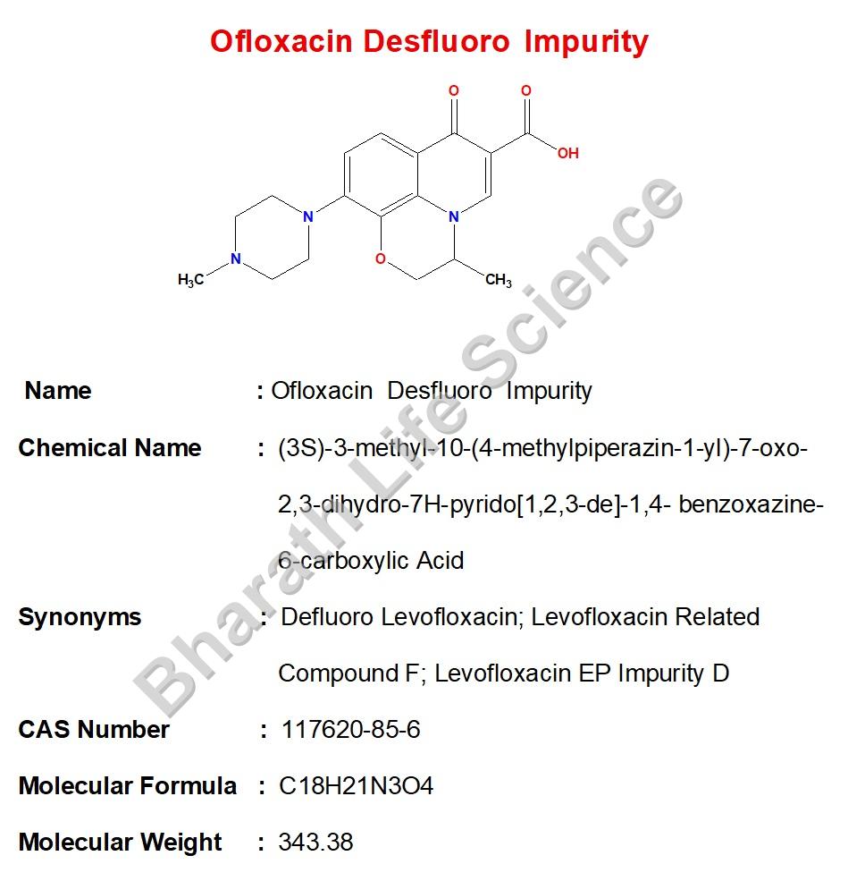 Ofloxacin  Desfluoro  Impurity 